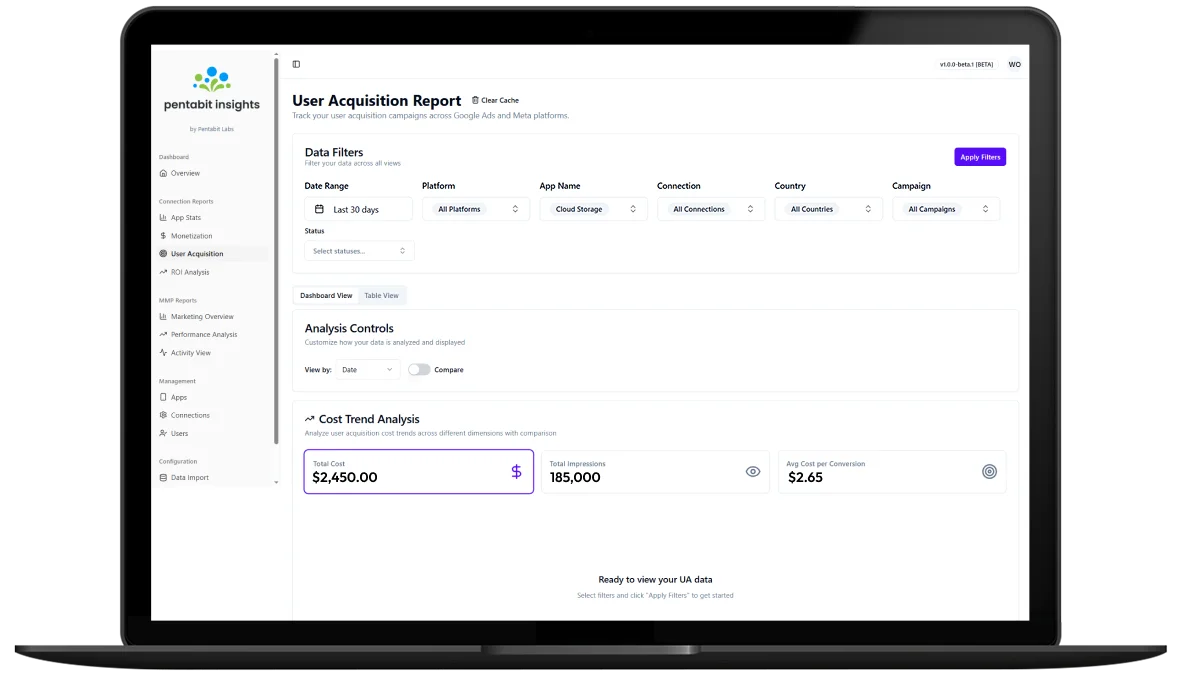 Pentabit Insights UI Vector